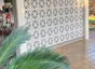 A breeze-block screen wall built by Ash Huskisson Masonry