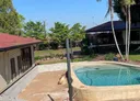 Block work beside a pool, built by Ash Huskisson Masonry