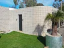 A curved block wall by Ash Huskisson Masonry